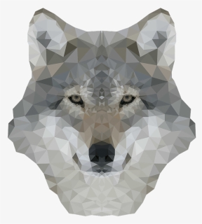 Snout,mammal,head - Low Poly Wolf Face, HD Png Download, Free Download