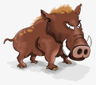 Wild Boar, Boar, Wild Pig, Big Guy, Hog - หมูป่า Png, Transparent Png, Free Download
