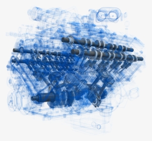 Animated V8 Engine - Motor Engine 3d Transparent, HD Png Download, Free Download
