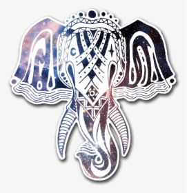 Stickerjunkies Original Cosmic Elephant - Emblem, HD Png Download, Free Download