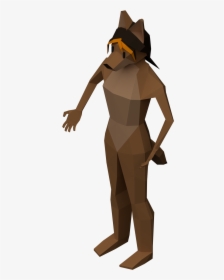 Lowpoly Wolf-person Girl Thingi Don"t Know - Low Poly Person Blender, HD Png Download, Free Download