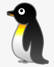 Penguin,flightless Bird,bird,gentoo Penguin,cartoon,king - Penguin Emoji Meaning, HD Png Download, Free Download