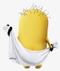 Transparent Towel Clipart - Minion In Towel, HD Png Download, Free Download
