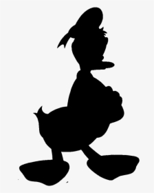 Donald Duck Silhouette Clipart, HD Png Download, Free Download