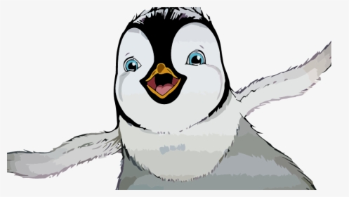 Happy Feet Very Cute Face Penguin Clipart Png - Happy Feet Penguin Face, Transparent Png, Free Download