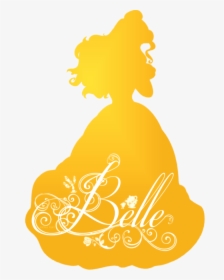 Disney Princess Belle Silhouette , Png Download - Disney Princess Silhouette Belle, Transparent Png, Free Download