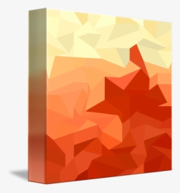 "red Abstract Low Polygon Background - Illustration, HD Png Download, Free Download