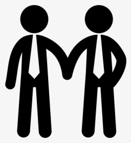 Work Team Of Two Men - Man With Magnifying Glass Icon, HD Png Download, Free Download