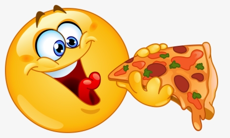 Pizza Eating Emoji 108 Decal - Emoji Eating Pizza, HD Png Download, Free Download