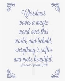 Clip Art Christmasbeauty Png Quote About - Handwriting, Transparent Png, Free Download