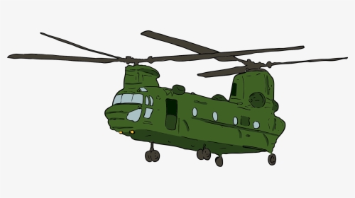 Clipart - Chinook Helicopter Clipart, HD Png Download, Free Download