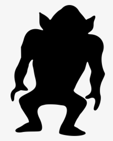 Clipart - Silhouette Monster Clip Art, HD Png Download, Free Download
