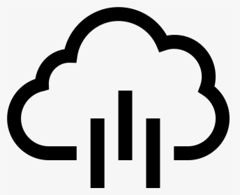 This Is A Drawing Of A Rain Cloud That Is Flat On The - Cloud Shape Simple, HD Png Download, Free Download