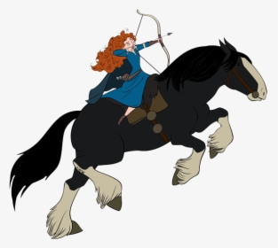 Brave And Her Horse - Merida Horse, HD Png Download, Free Download