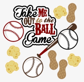 Out 20clipart - Baseball Take Me Out To The Ball Game, HD Png Download, Free Download