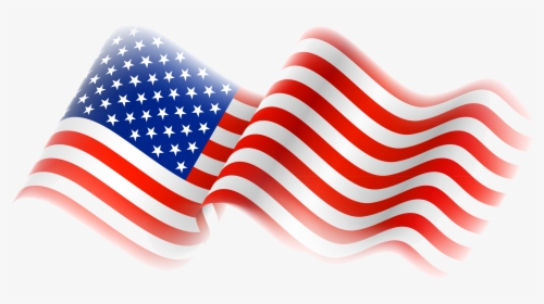 4th Of July American Flag Ribbon Clipart Transparent - Us Flag Transparent Background, HD Png Download, Free Download