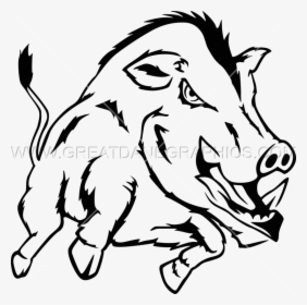 Boar Skull Drawing At - Head Of Boar Clipart, HD Png Download, Free Download