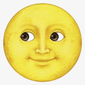 Download Yellow Moon Emoji - Moon Emoji, HD Png Download, Free Download
