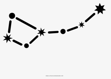Big Dipper Coloring Page - Graphic Design, HD Png Download, Free Download