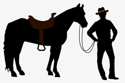 Horse Cowboy Horse Clipart - Png Cowboy, Transparent Png, Free Download
