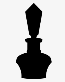Parfum Little Bottle Of Elegant Shape Black Silhouette, HD Png Download, Free Download