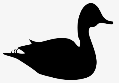 Duck Silhouette Png, Transparent Png, Free Download