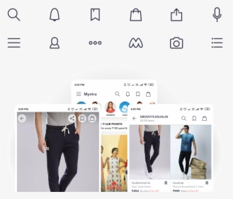 Myntra Wishlist Icon Png, Transparent Png, Free Download