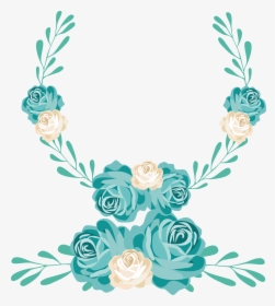 Turquoise Flower Png - Transparent Turquoise Flower Png, Png Download, Free Download