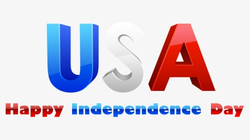 Usa Happy Independence Day Png Clipart - Independence Day, Transparent Png, Free Download