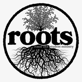 Roots Logo Black 1200px - Painted Tree With Roots, HD Png Download, Free Download
