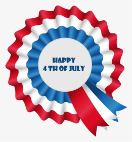 Happy Fourth Of July Greeting - Winner Ribbon Red White And Blue, HD Png Download, Free Download