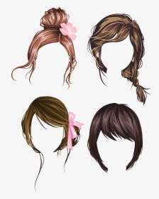 Hair Wig Png - Причёска Для Фотошопа Аватарии, Transparent Png, Free Download