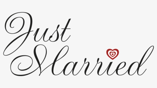 Just-married Sign Clear - Just Married Png, Transparent Png, Free Download
