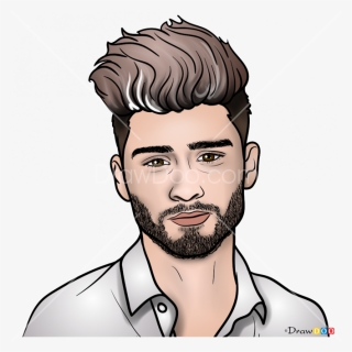 How To Draw Zayn Malik, One Direction - Drawing Zayn Malik Easy, HD Png Download, Free Download