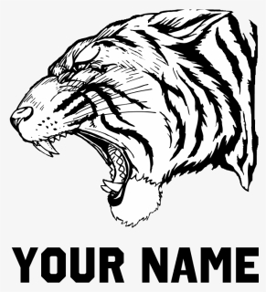 Tiger Roaring Teddy Bear - Hollister High School Mascot, HD Png Download, Free Download