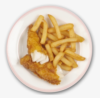 Fish And Chips Plate, HD Png Download, Free Download