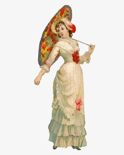 Vintage Women Png - Victorian Woman Png, Transparent Png, Free Download