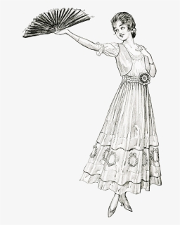 Transparent Vintage Woman Png - Victorian Woman Png, Png Download, Free Download