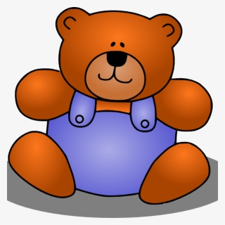 Teddy Bear Clip Art Teddy Bear Clip Art At Clker Vector - Stuffed Animal Clipart, HD Png Download, Free Download