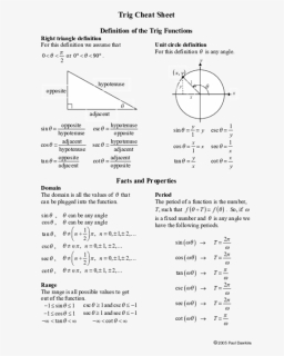 Trigonometry Pdf, HD Png Download, Free Download