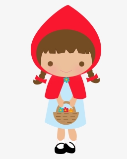 Wolf Clipart Red Riding Hood - Cartoon Red Riding Hood, HD Png Download, Free Download