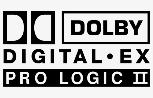 Dolby Digital Ex Pro Logic Ii Logo Png Transparent - Dolby Pro Logic Ii Logo, Png Download, Free Download