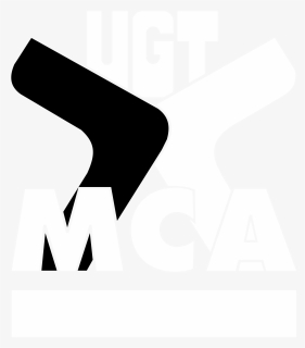 Ugt Mca Madrid Logo Black And White - Sign, HD Png Download, Free Download