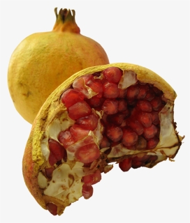 Pomegranate Fruit Half Of The Fruit Free Photo - Fruta Similar A La Granada, HD Png Download, Free Download