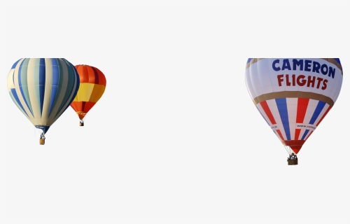 Three Hot Air Balloons - Hot Air Balloon, HD Png Download, Free Download