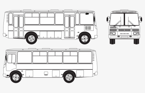 Passenger Groove,bus,groove Bus,free Vector Graphics,free - Автобус Паз Png, Transparent Png, Free Download