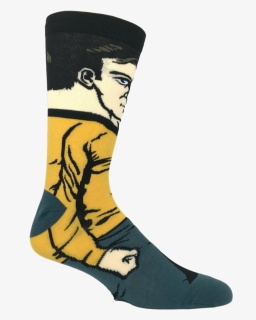 Star Trek Kirk 360 Socks - Snowboard, HD Png Download, Free Download