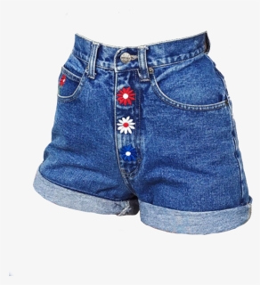 Snowman Applique Denim Vest Png - Cute Denim Shorts Png, Transparent Png, Free Download