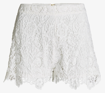 Lace Shorts White - Lace, HD Png Download, Free Download