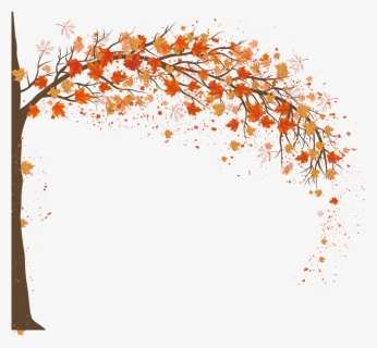 Fall Tree Background Clipart, HD Png Download, Free Download